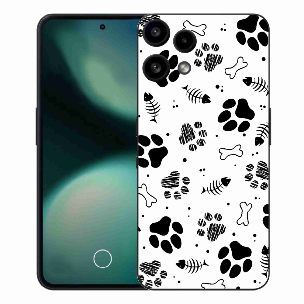 Zselés borítás mmCase for Nothing Phone (3a) Lite - kutyamancsok 1