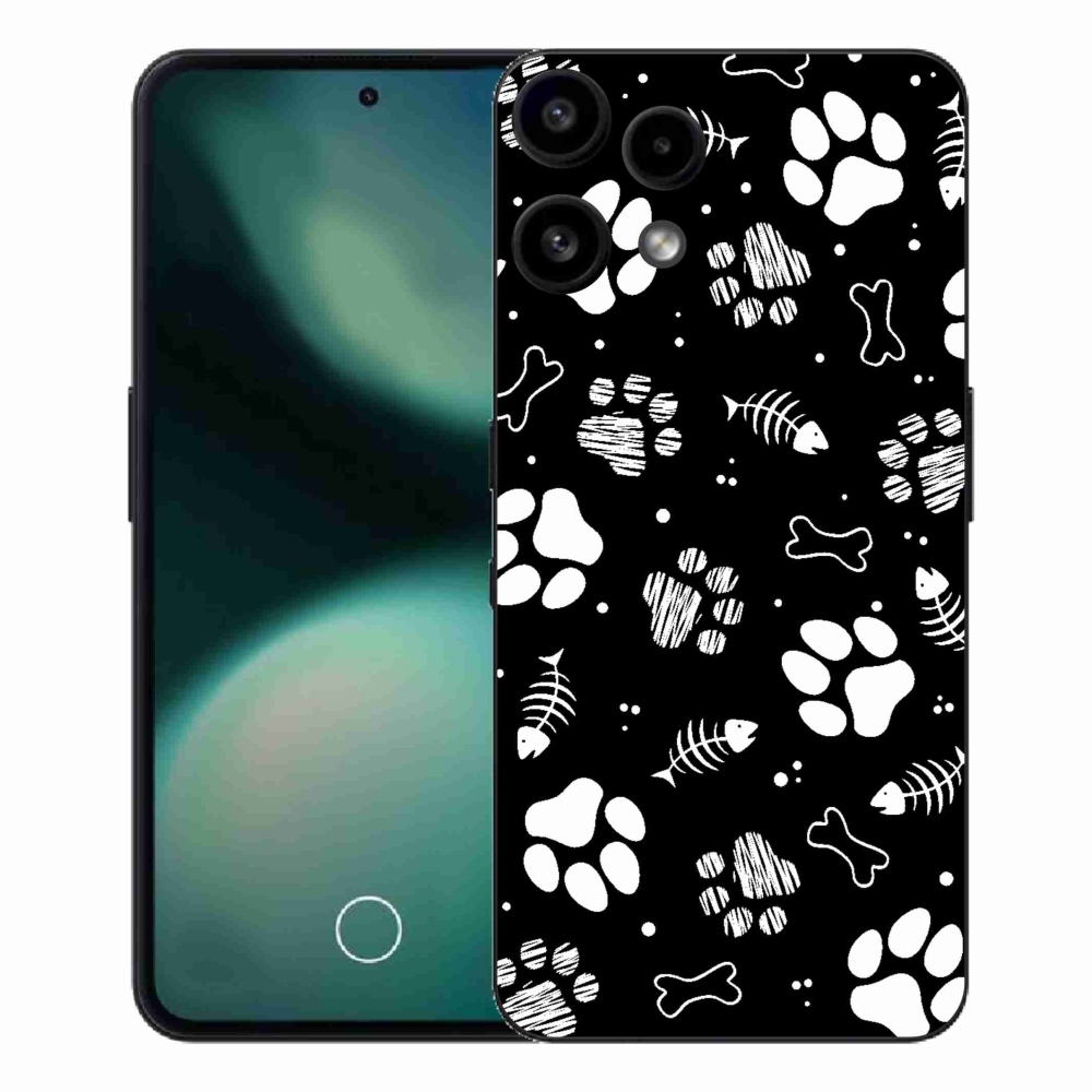 Zselés borítás mmCase a Nothing Phone (3a) Lite készülékhez - kutyamancsok