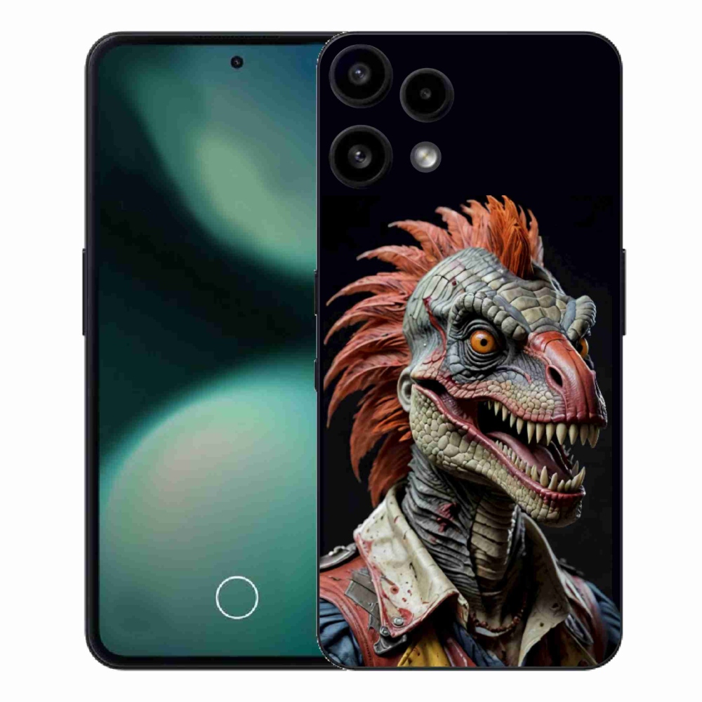 Zselés borítás mmCase a Nothing Phone (3a) Lite telefonhoz - punk dinoszaurusz