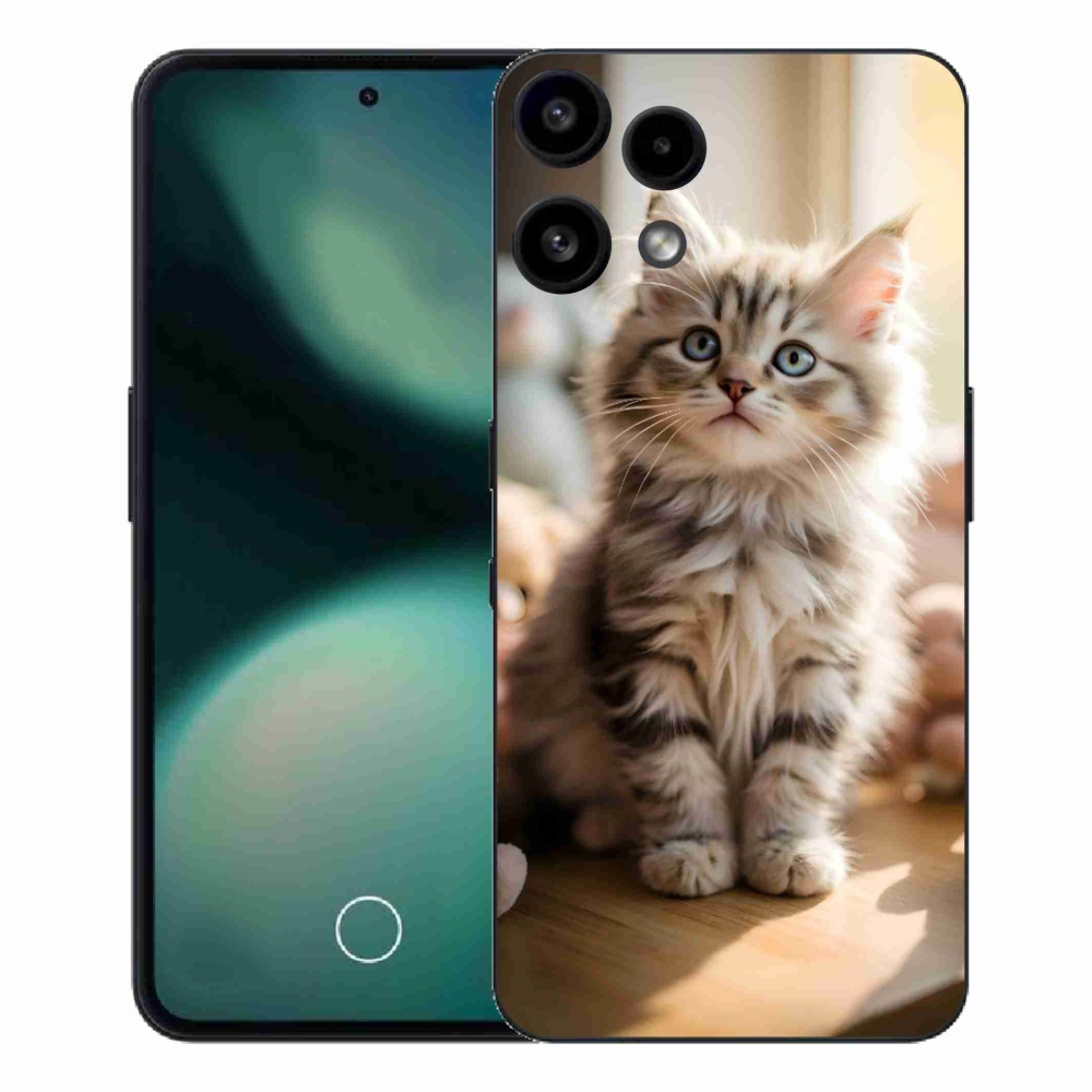 Zselés borítás mmCase a Nothing Phone (3a) Lite készülékhez - aranyos cica 10
