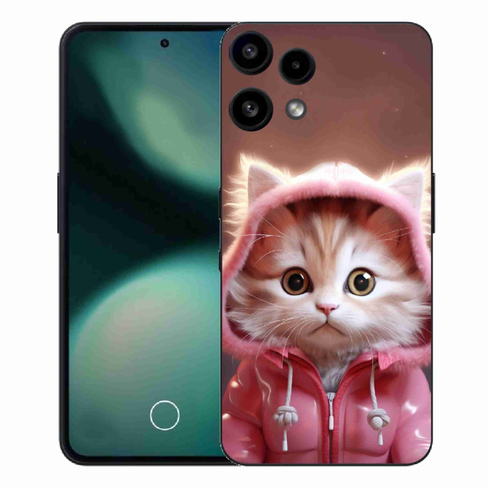 Zselés borító mmCase a Nothing Phone (3a) Lite készülékhez - aranyos cica 3