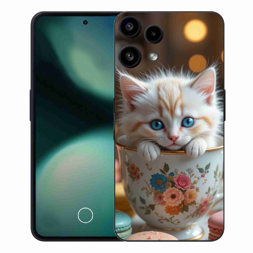 Zselés borítás mmCase a Nothing Phone (3a) Lite készülékhez - aranyos cica 6