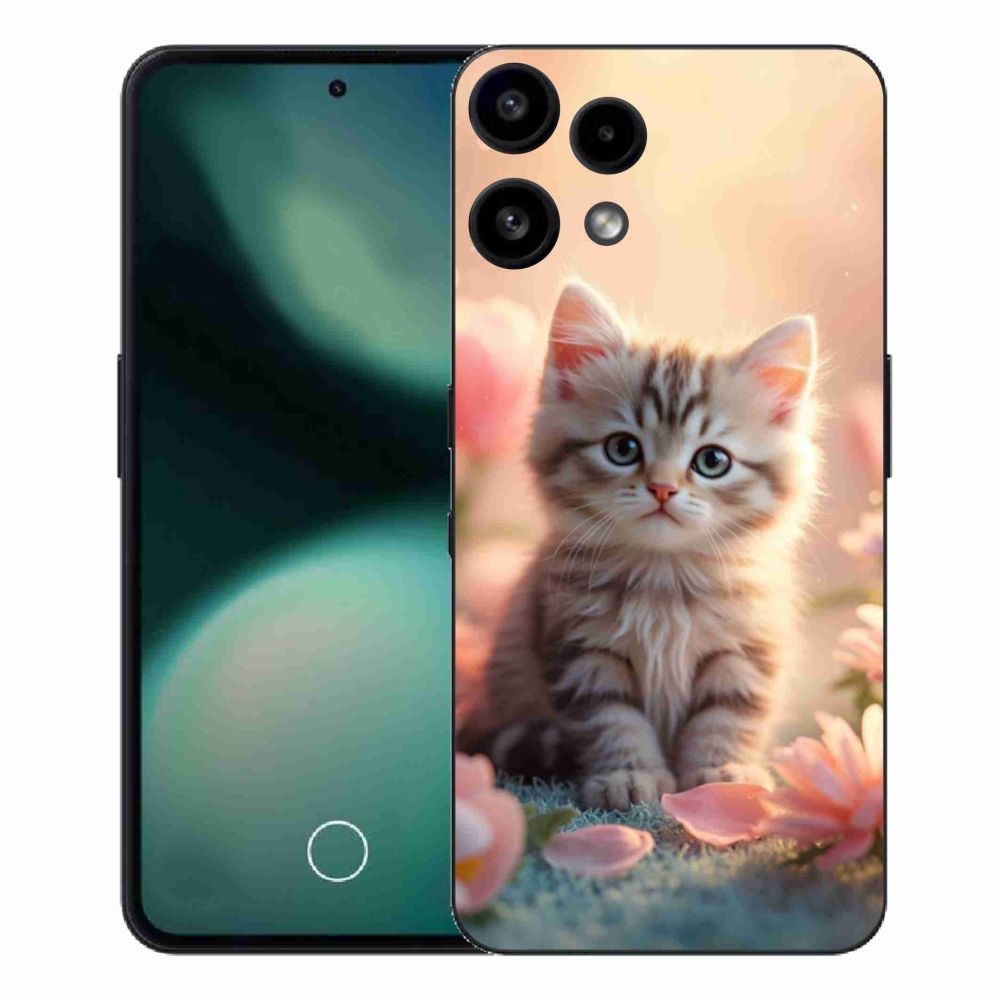 Zselés borító mmCase a Nothing Phone (3a) Lite készülékhez - aranyos cica 8