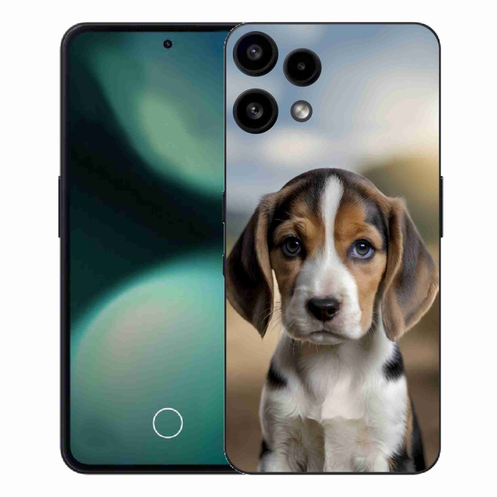 Zselés borítás mmCase a Nothing Phone (3a) Lite készülékhez - aranyos beagle