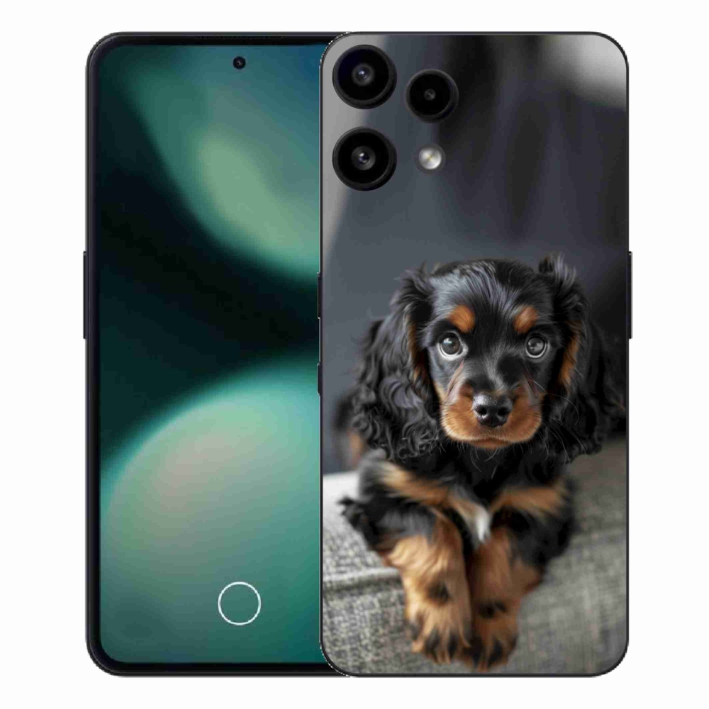 Zselés borítás mmCase a Nothing Phone (3a) Lite készülékhez - aranyos hosszúszőrű tacskó