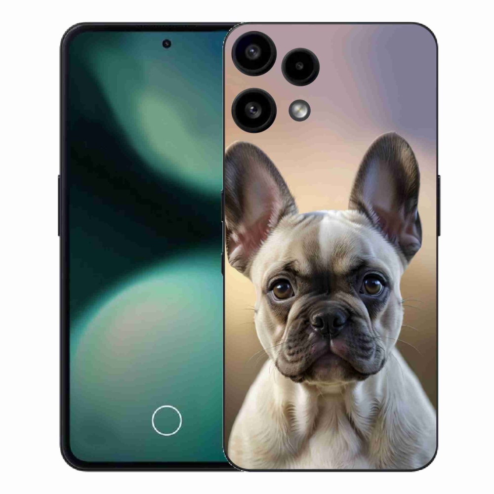 Zselés borítás mmCase a Nothing Phone (3a) Lite készülékhez - aranyos francia bulldog