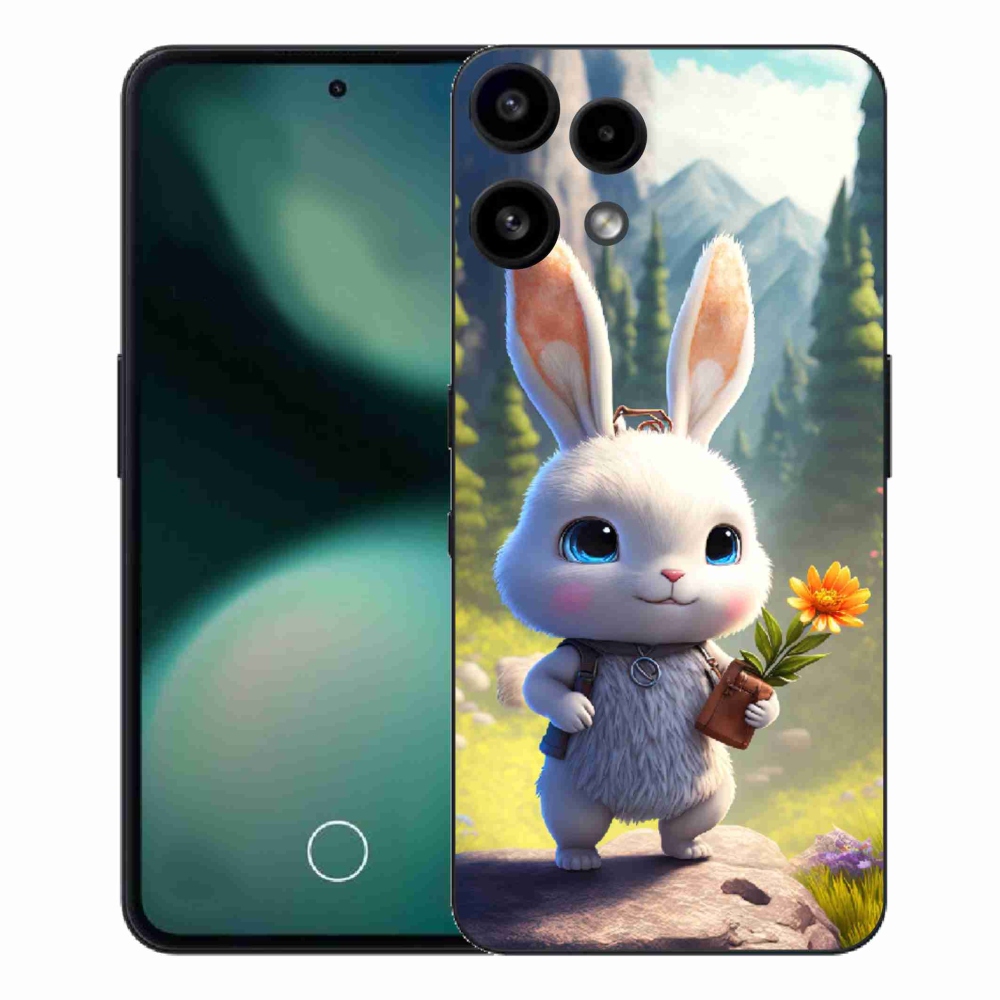 Zselés borítás mmCase a Nothing Phone (3a) Lite készülékhez - aranyos nyuszi