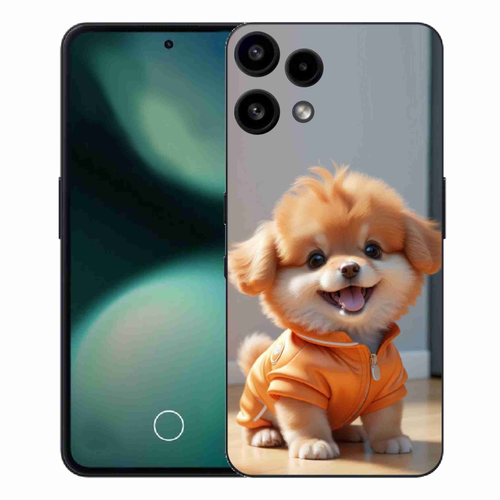 Zselés borítás mmCase a Nothing Phone (3a) Lite készülékhez - aranyos pomerániai pulóverben