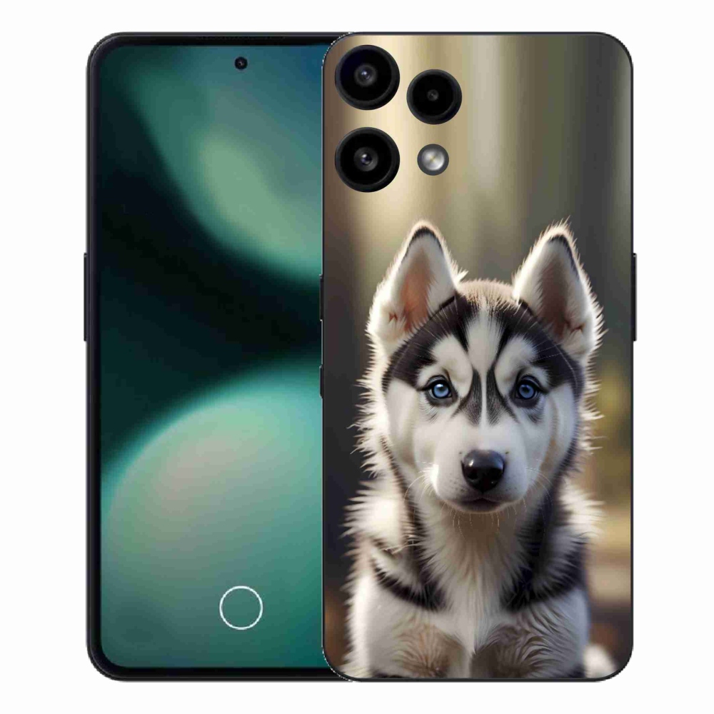 Zselés borítás mmCase a Nothing Phone (3a) Lite készülékhez - aranyos szibériai husky