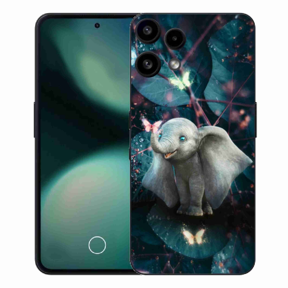 Zselés borítás mmCase a Nothing Phone (3a) Lite készülékhez - aranyos elefánt