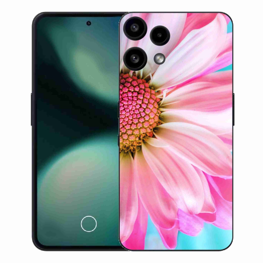 Zselés tok mmCase a Nothing Phone (3a) Lite készülékhez - rózsaszín virágos