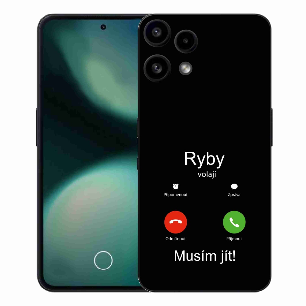 Zselés borító mmCase a Nothing Phone (3a) Lite készülékhez - halhívás fekete háttérrel