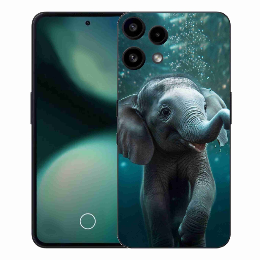 Zselés borítás mmCase a Nothing Phone (3a) Lite készülékhez - elefánt a víz alatt
