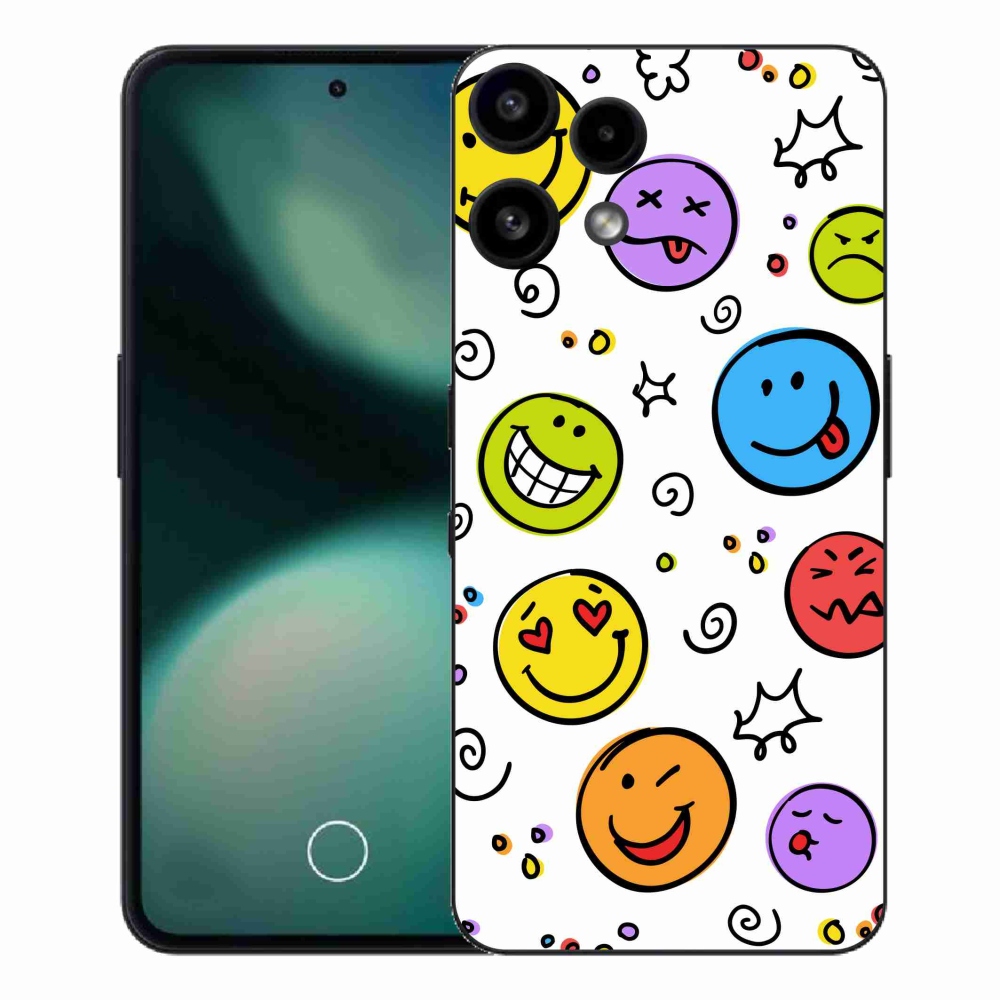 Zselés borítás mmCase a Nothing Phone (3a) Lite készülékhez - smiley-k