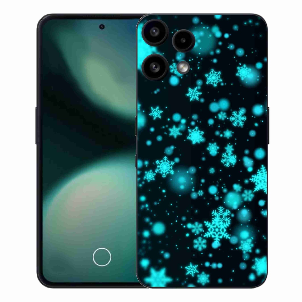 Zselés borítás mmCase a Nothing Phone (3a) Lite készülékhez - hópelyhek 1