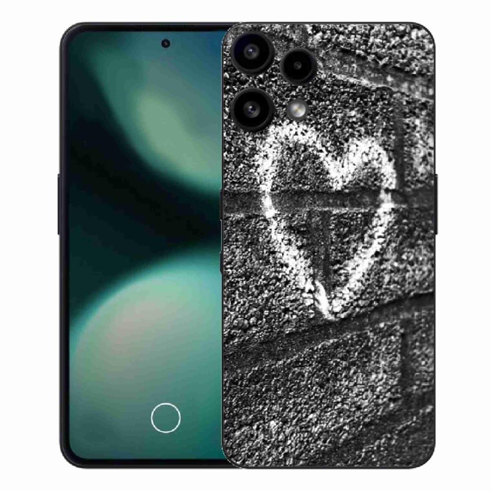 Zselés borítás mmCase a Nothing Phone (3a) Lite készülékhez - szív a falon