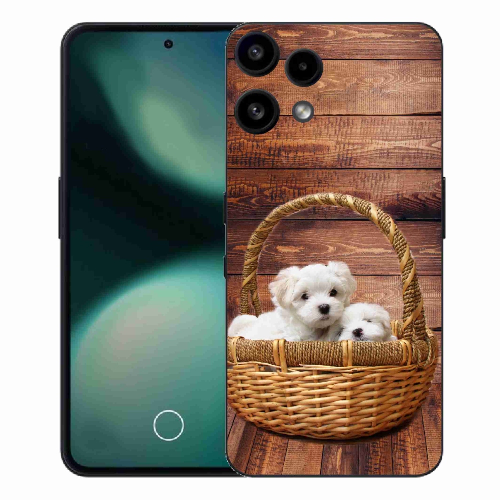 Zselés borítás mmCase a Nothing Phone (3a) Lite készülékhez - kölyökkutyák