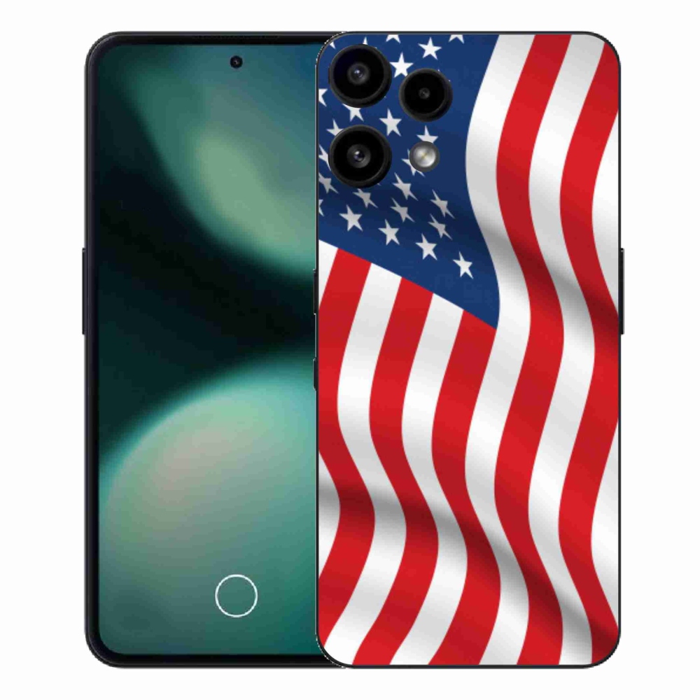 Zselés borítás mmCase a Nothing Phone (3a) Lite készülékhez - amerikai zászló