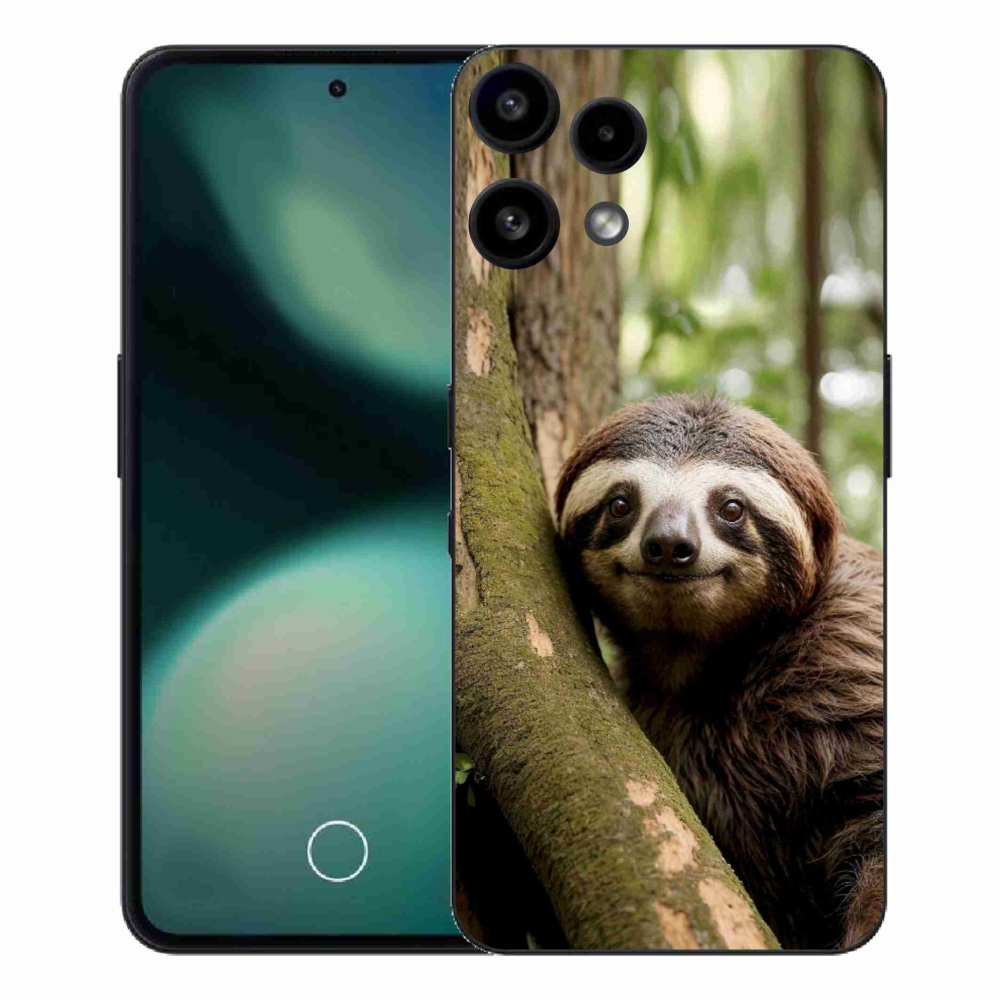 Zselés borító mmCase a Nothing Phone (3a) Lite készülékhez - mosolygó lajhár