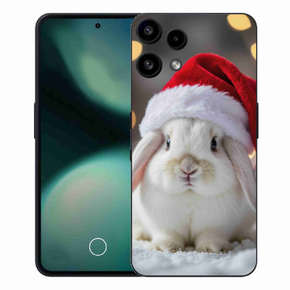 Zselés borítás mmCase a Nothing Phone (3a) Lite telefonhoz - Karácsonyi nyúl
