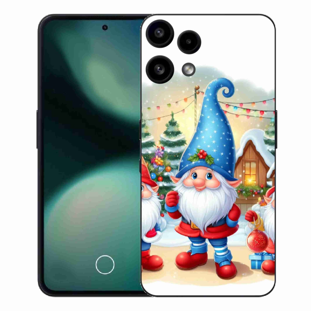 Zselés borítás mmCase a Nothing Phone (3a) Lite telefonhoz - Karácsonyi manók