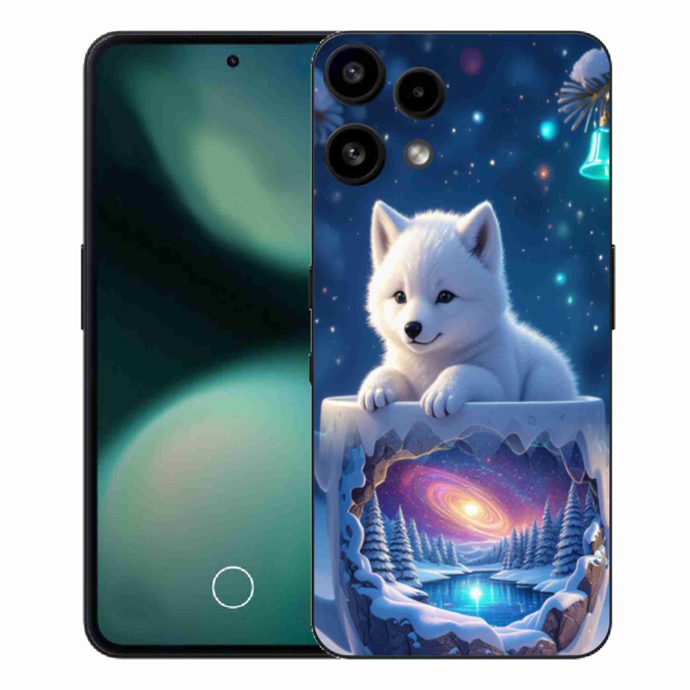 Zselés borítás mmCase a Nothing Phone (3a) Lite készülékhez - Karácsonyi kölyökkutyakölyök