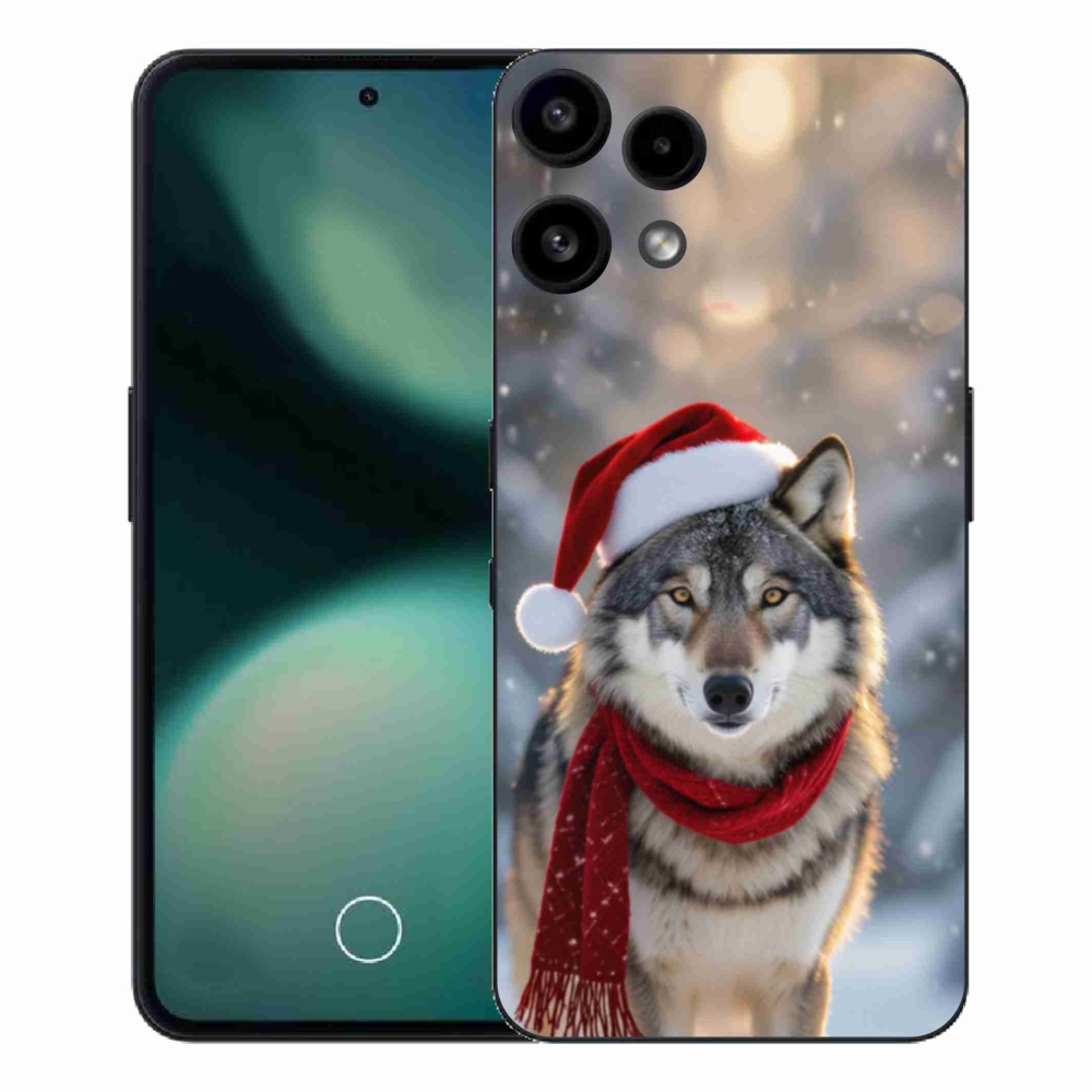 Zselés borítás mmCase a Nothing Phone (3a) Lite telefonhoz - Karácsonyi farkas