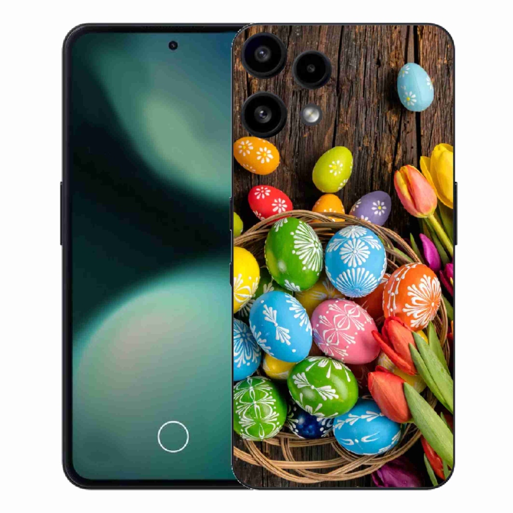 Zselés borítás mmCase a Nothing Phone (3a) Lite készülékhez - Húsvéti tojások
