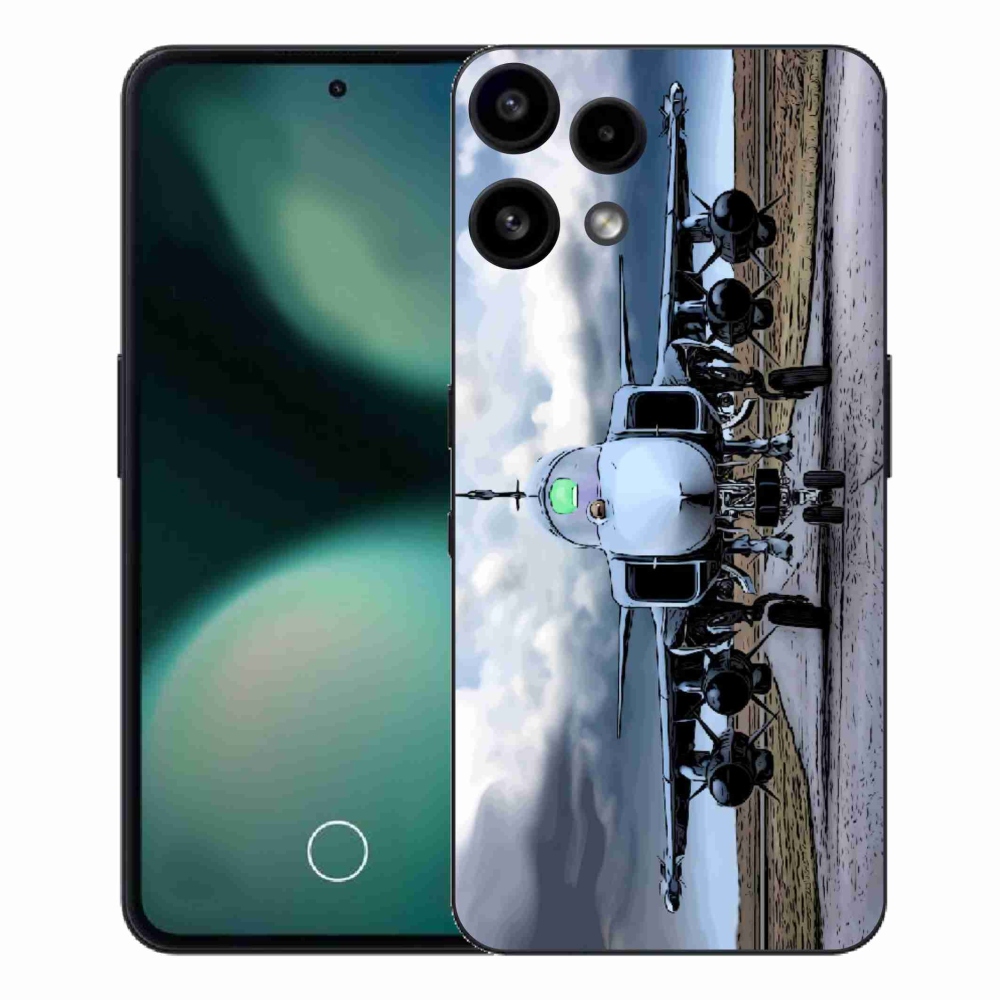 Zselés borítás mmCase a Nothing Phone (3a) Lite készülékhez - katonai repülőgépek