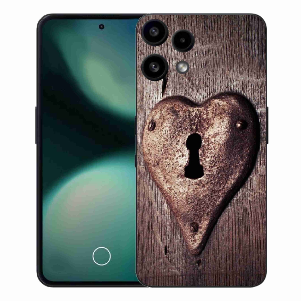Zselés borítás mmCase a Nothing Phone (3a) Lite készülékhez - szív alakú zárral