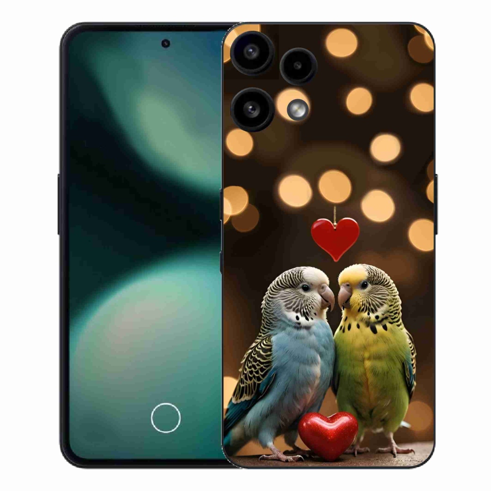 Zselés borítás mmCase a Nothing Phone (3a) Lite készülékhez - szerelmes papagájok