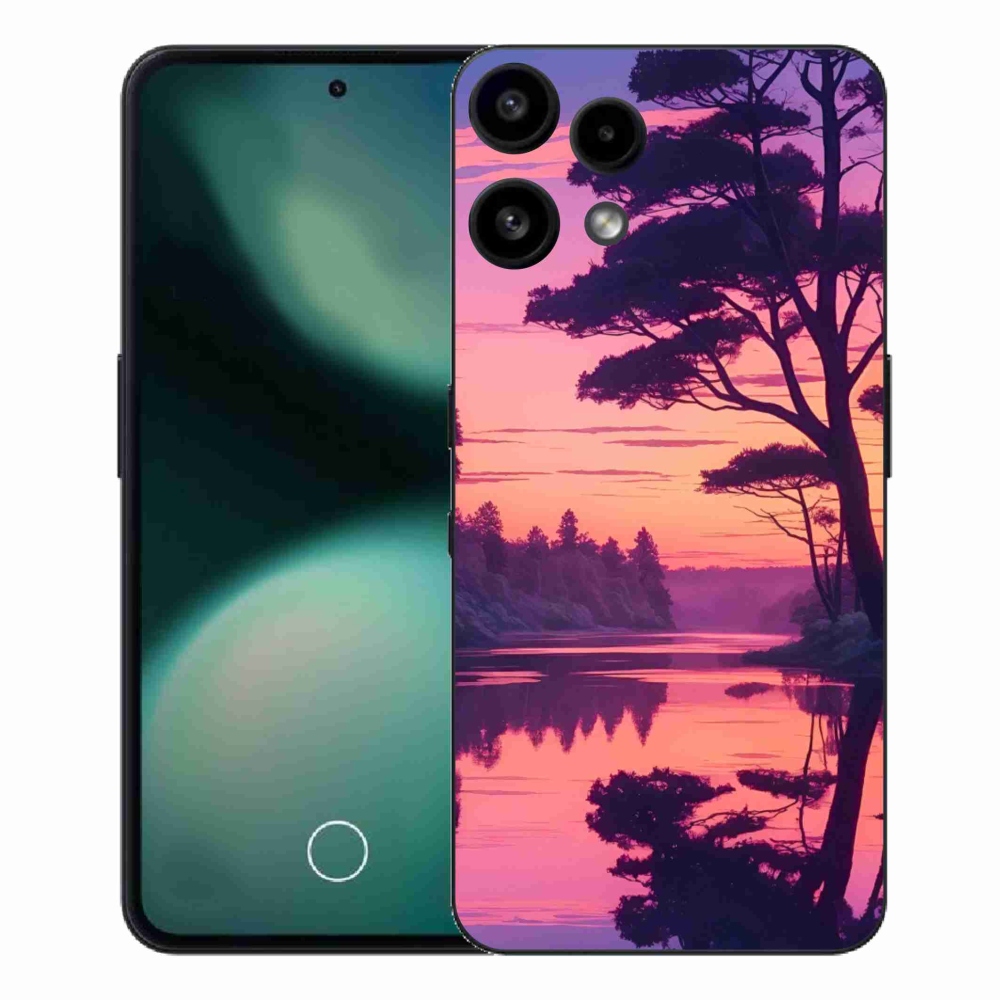 Zselés borítás mmCase a Nothing Phone (3a) Lite készülékhez - naplemente a tó felett