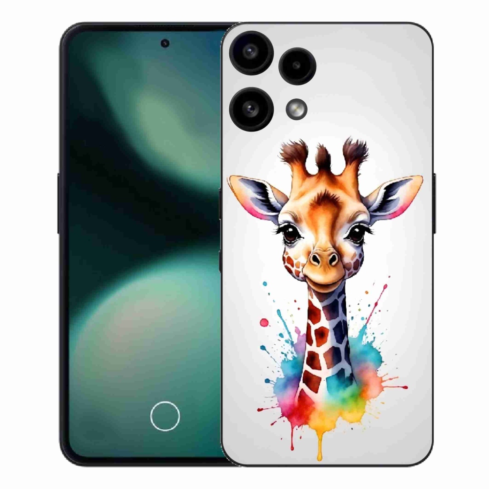 Zselés borítás mmCase a Nothing Phone (3a) Lite készülékhez - zsiráf 1