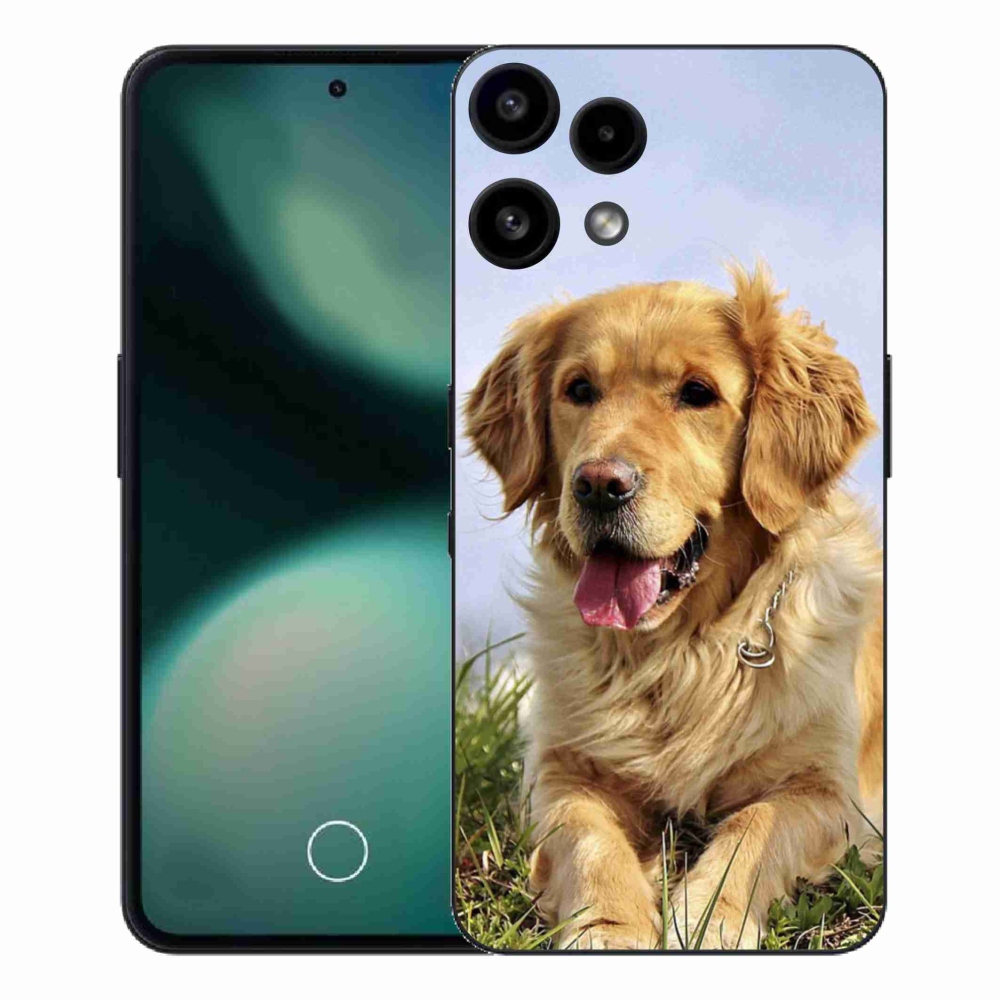 Zselés borítás mmCase a Nothing Phone (3a) Lite készülékhez - arany retriever