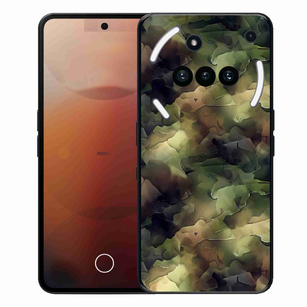Zselés tok mmCase a Nothing Phone-hoz (3a) - terepszínű minta 10