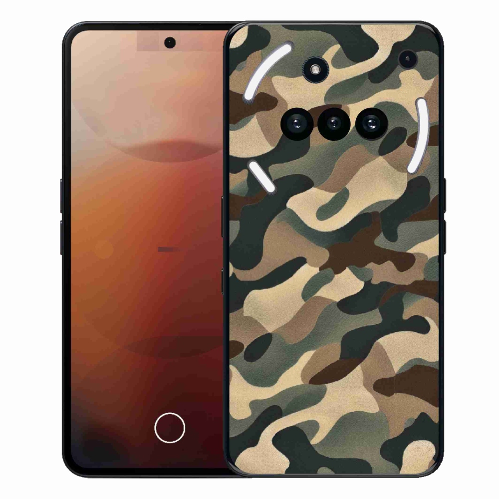 Zselés borítás mmCase a Nothing Phone-hoz (3a) - terepszínű minta 11