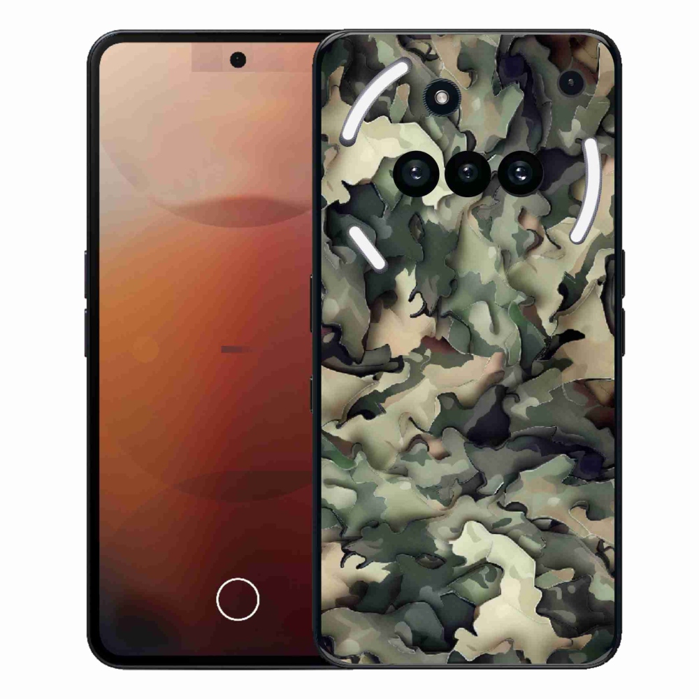 Zselés tok mmCase a Nothing Phone-hoz (3a) - terepszínű minta 9
