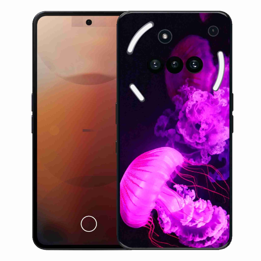 Zselés tok mmCase a Nothing Phone-hoz (3a) - medúza 1