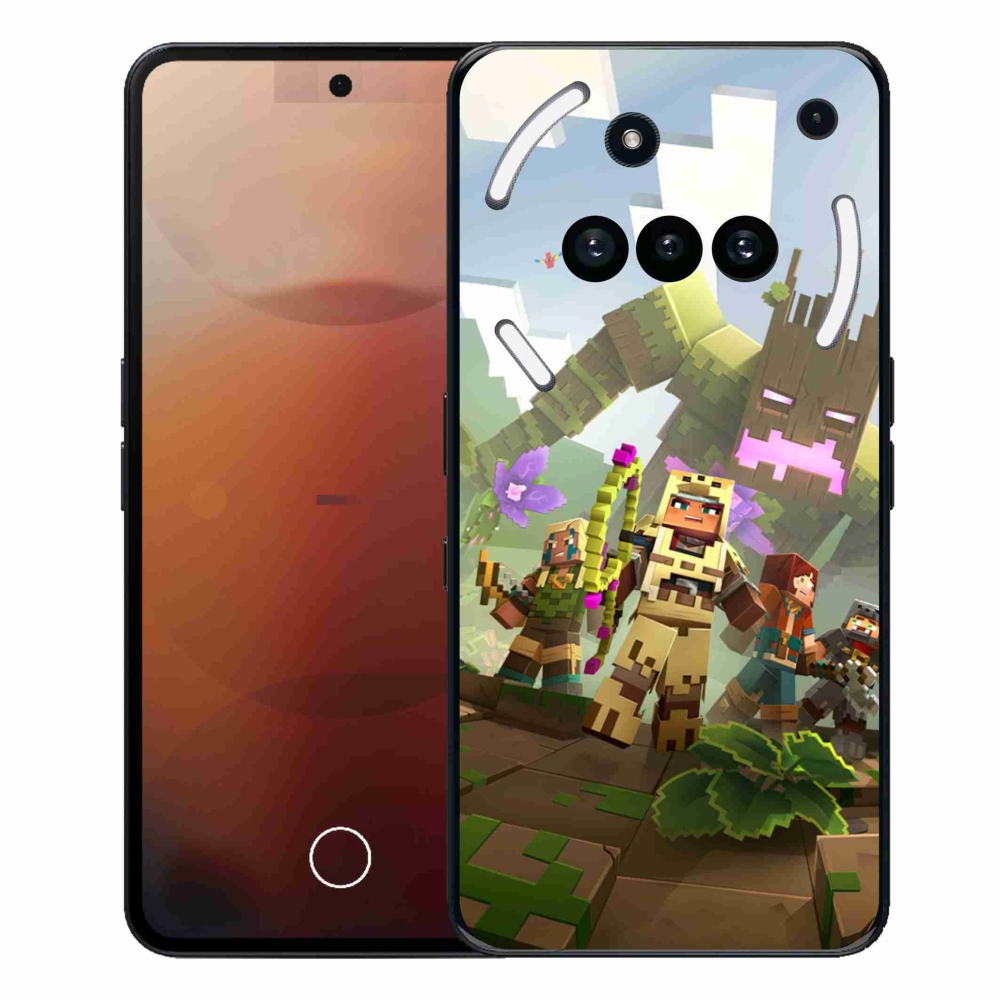 Zselés borító mmCase a Semmi telefonhoz (3a) - minecraft 1