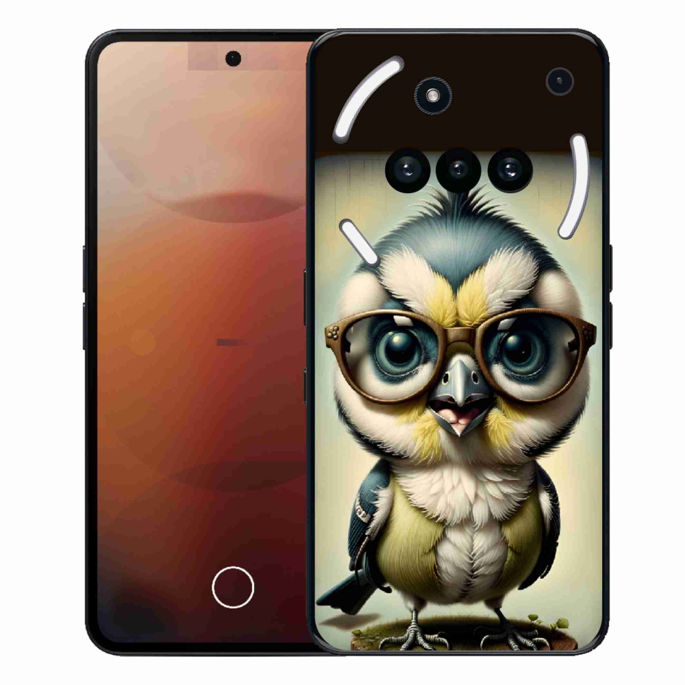 Zselés borítás mmCase a Nothing Phone-hoz (3a) - cub szemüveggel