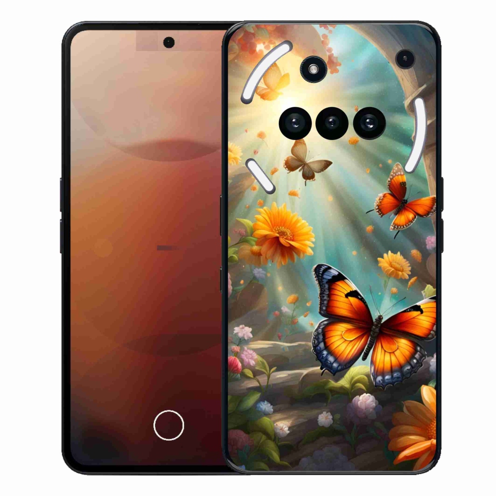 Zselés borítás mmCase a Nothing Phone-hoz (3a) - pillangókert 2