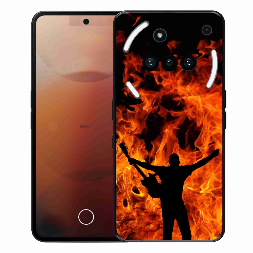 Gél borító mmCase a Semmi telefon (3a) - zenész és a tűz