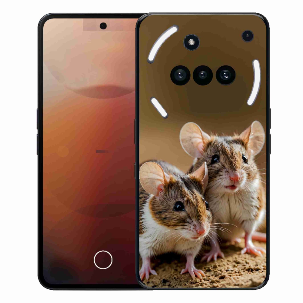 Zselés borítás mmCase a Nothing Phone (3a) - mouse duo