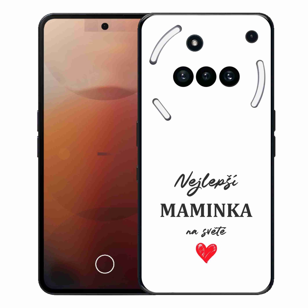 Gél borító mmCase semmi telefonhoz (3a) - Best Mom 1 Fehér háttér