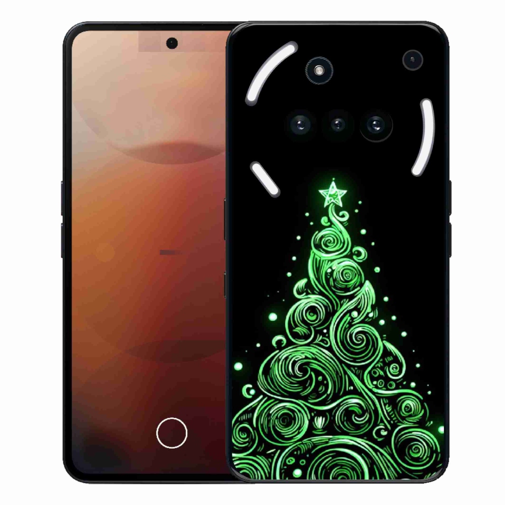 Zselés borítás mmCase a Nothing telefonhoz (3a) - neon karácsonyfa 3