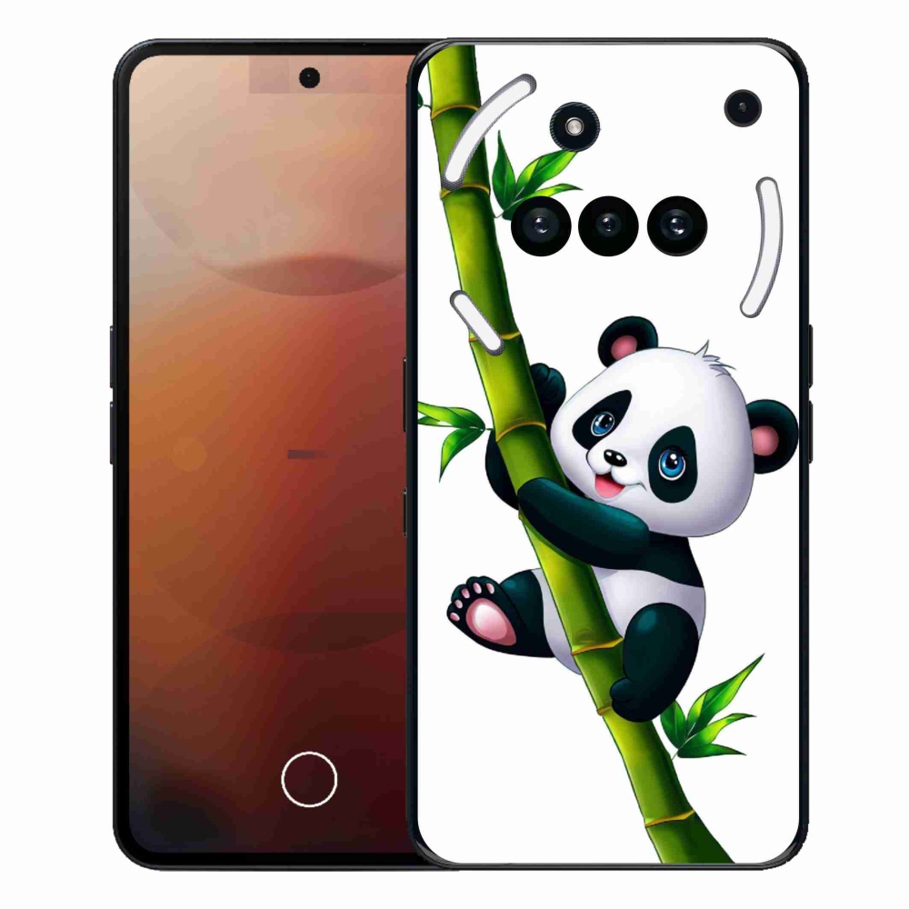 Zselés borítás mmCase a Nothing Phone (3a) telefonhoz - bambusz pandával