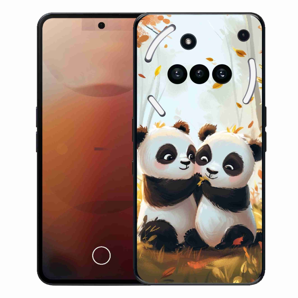 Zselés borító mmCase a Nothing Phone-hoz (3a) - pandák