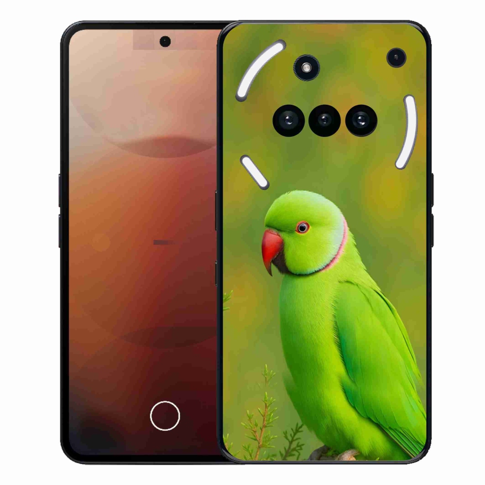 Zselés borítás mmCase a Semmi telefonhoz (3a) - papagáj alexander 2