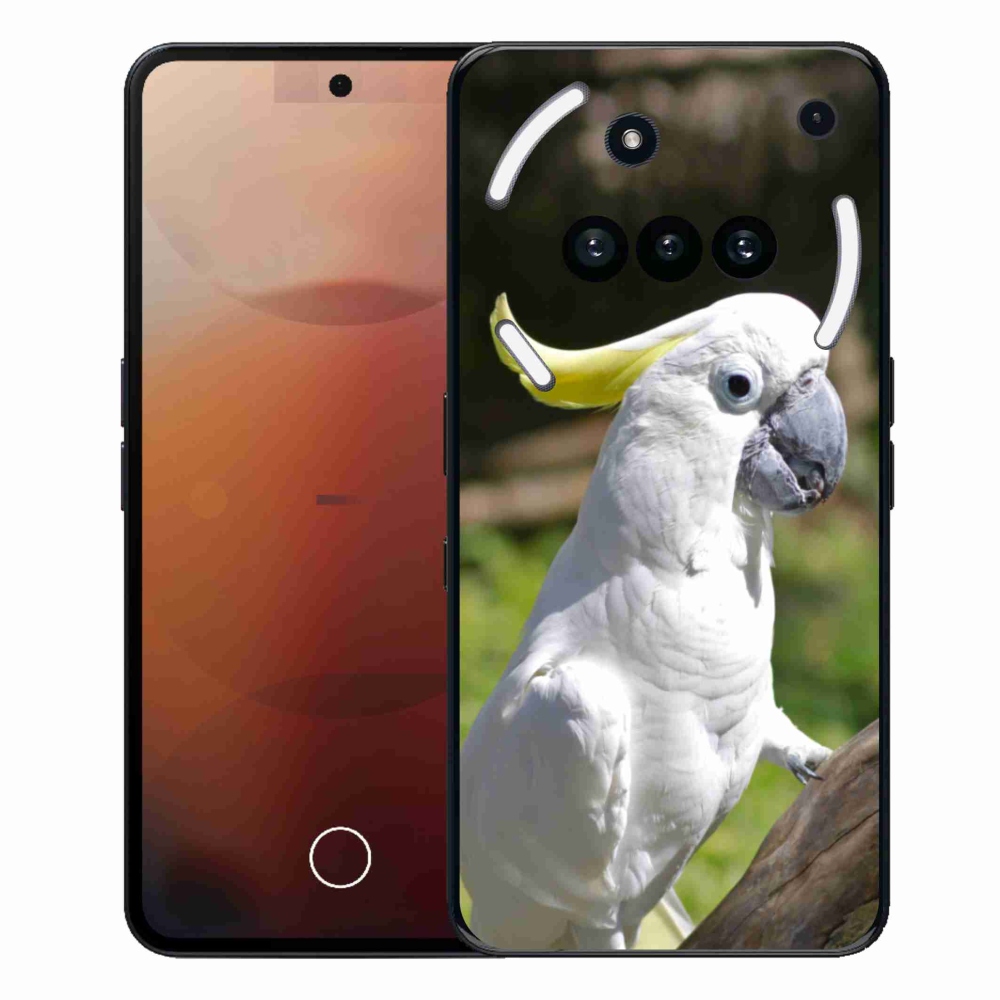 Zselés borítás mmCase a Nothing Phone-hoz (3a) - papagáj kakadu 2
