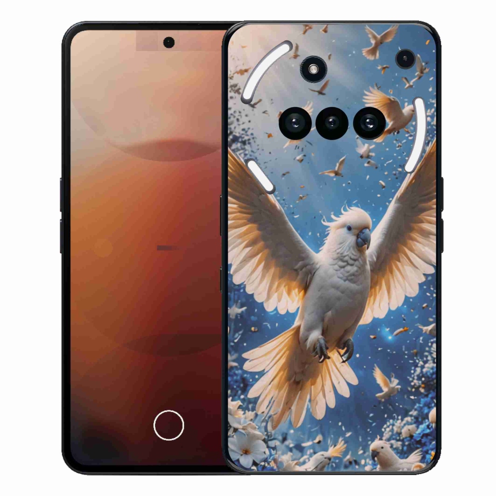 Zselés borítás mmCase a Nothing Phone-hoz (3a) - papagáj kakadu